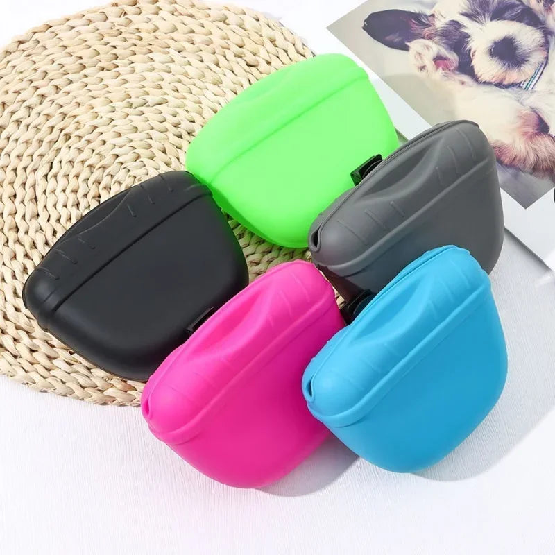 Silicone Dog Treat Pouch Pet For Training - Obedience
