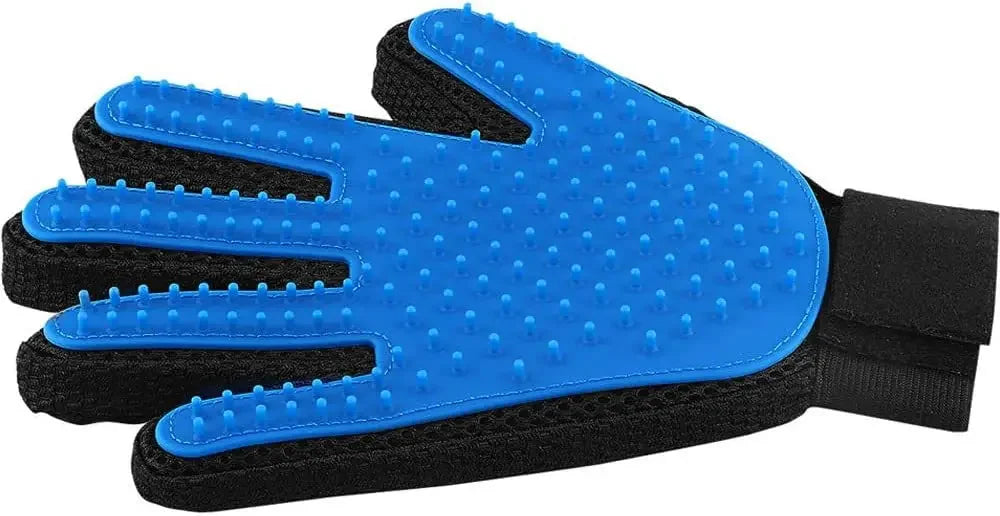 2-Sided De-Shedding Grooming Gloves For Pets