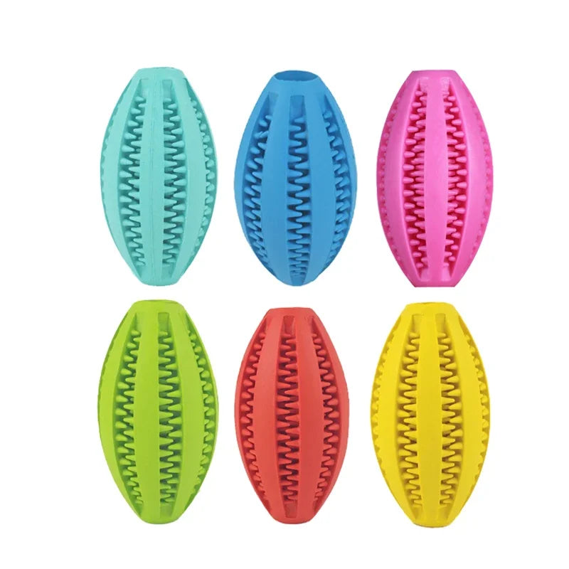 Dog Chew Toys-Natural Rubber,Snack Ball, Bouncy