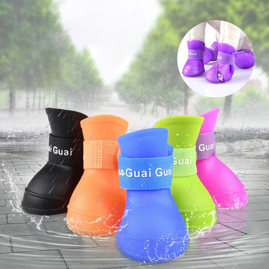 Anti-Slip Rubber WaterProof Boots For Pets