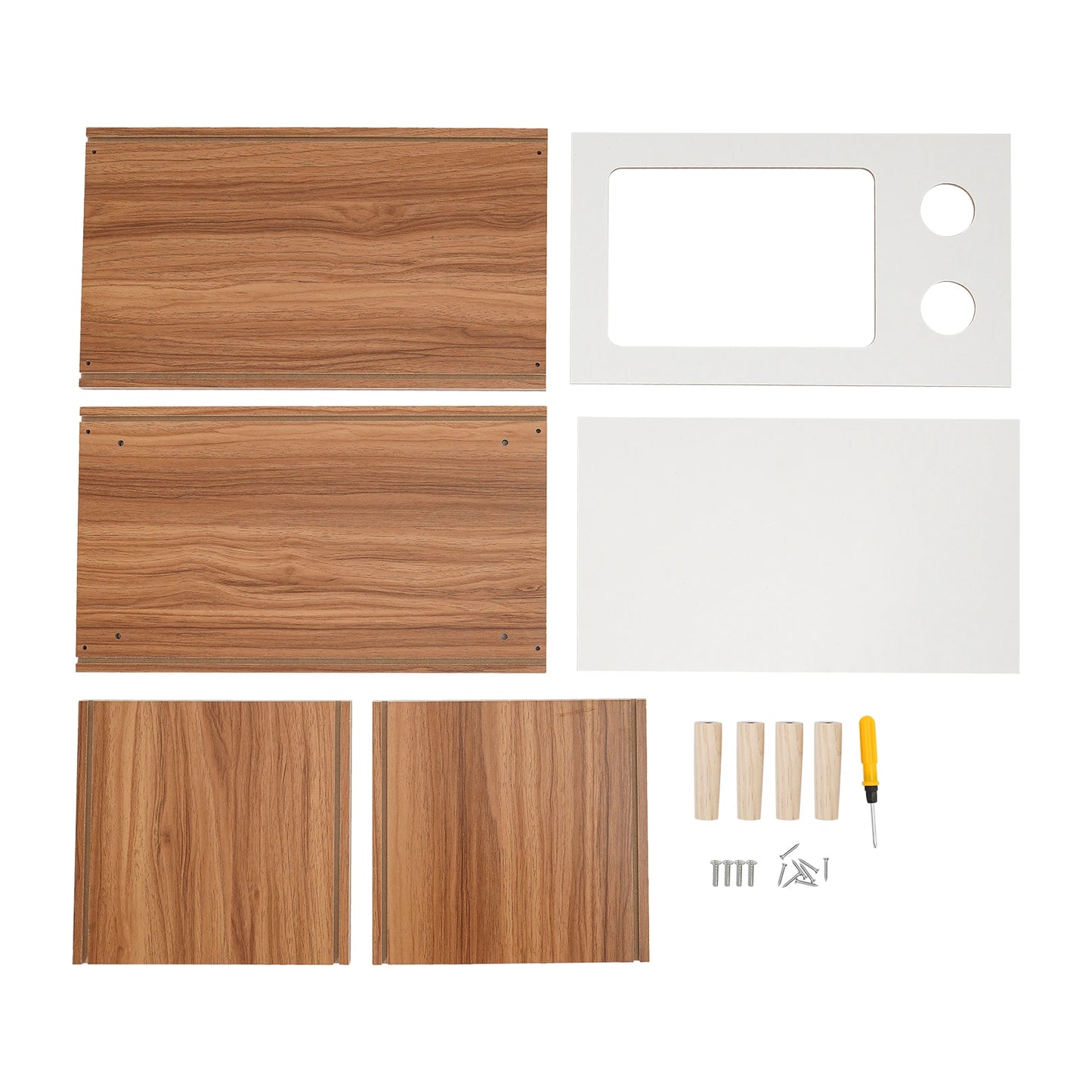 Wooden TV-Shaped Cat Bed, Wear-Resistant