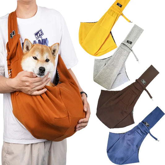 Crossbody Folding Breathable Bag For Pets - Portable