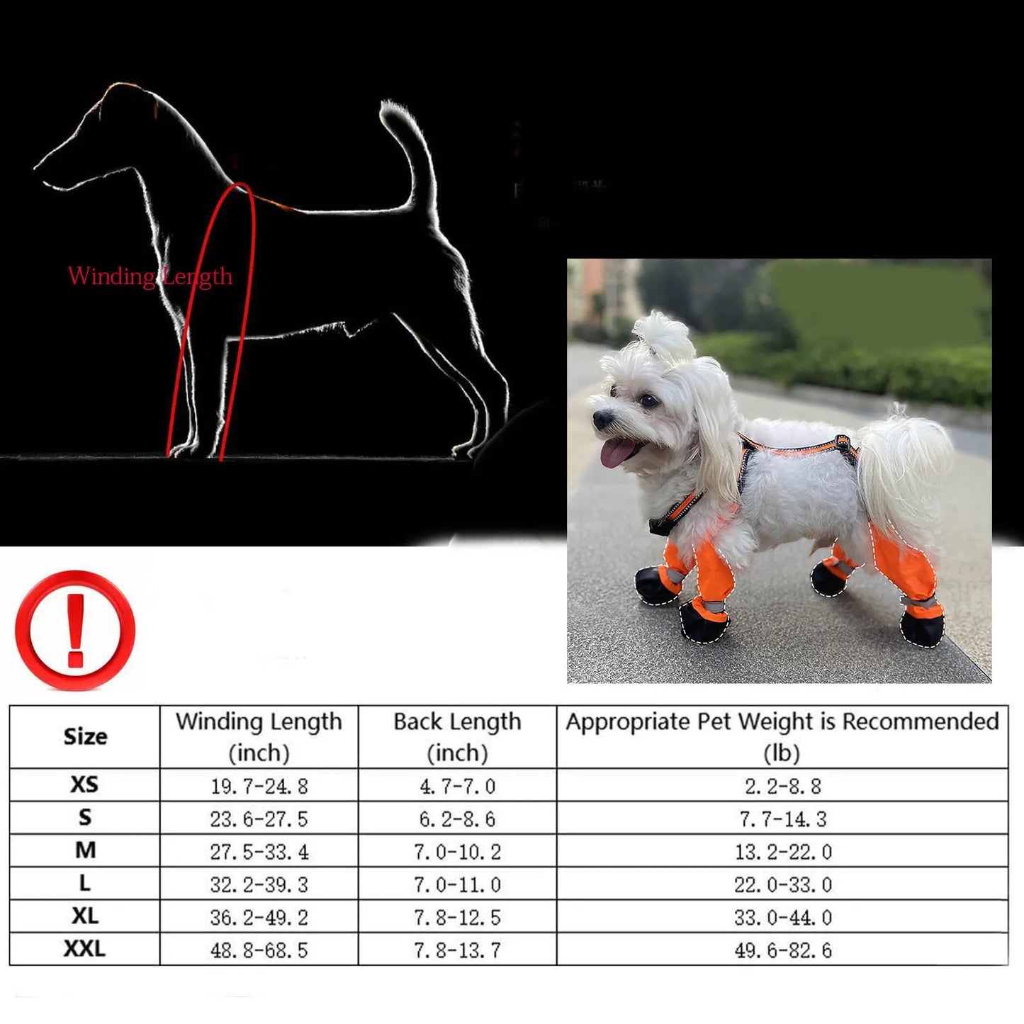 Adjustable Water Proof Dog Shoes With Suspenders