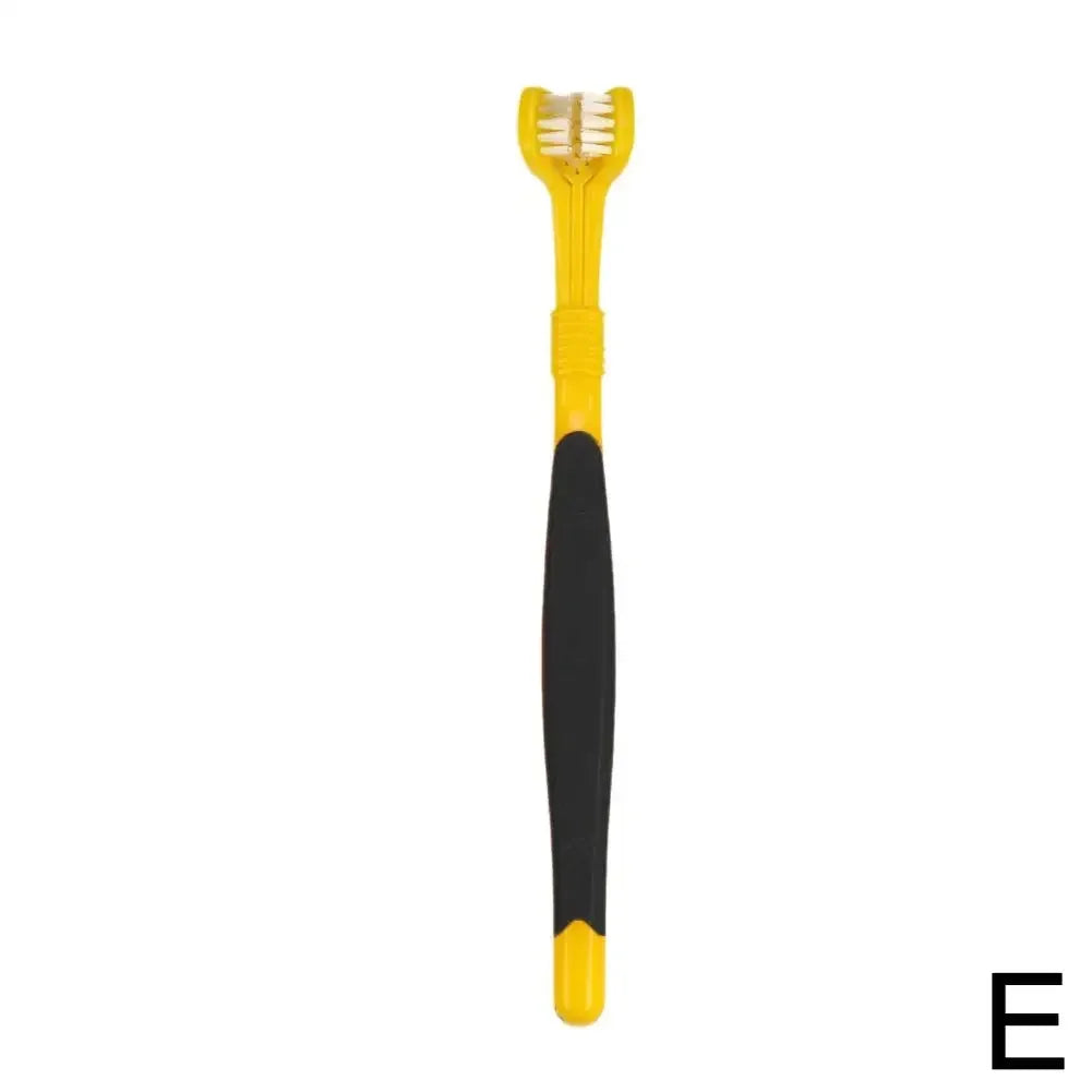 Three Sided Pet Toothbrush For Oral Cleaning