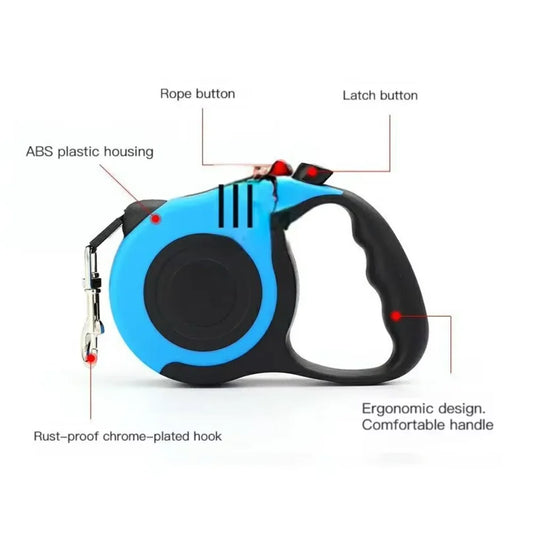 Automatic Retractable Leash For Dogs - Rope, Harness