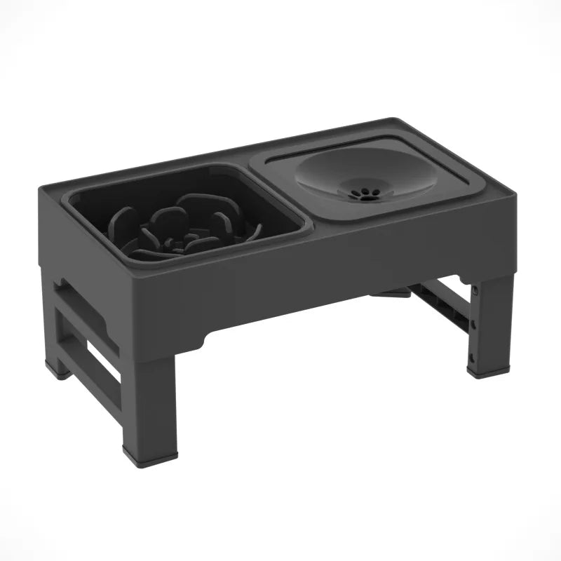 3 In 1 Pet Stainless Steel Bowls - Height Adjustable