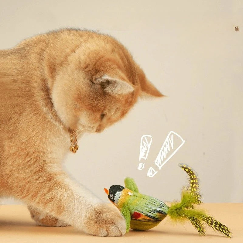 Indoor Interactive Birds Toy For Cats