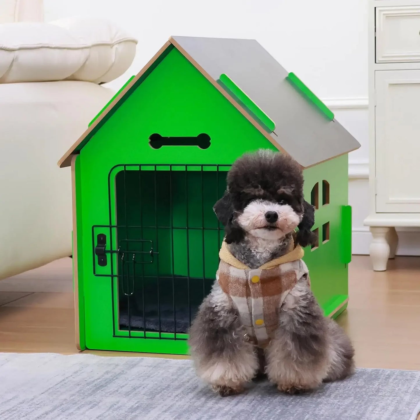 Indoor Wooden House For Small Pets, Cozy