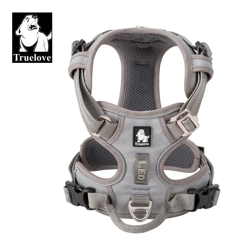 Adjustable Camouflage Reflective Nylon Dog Harness