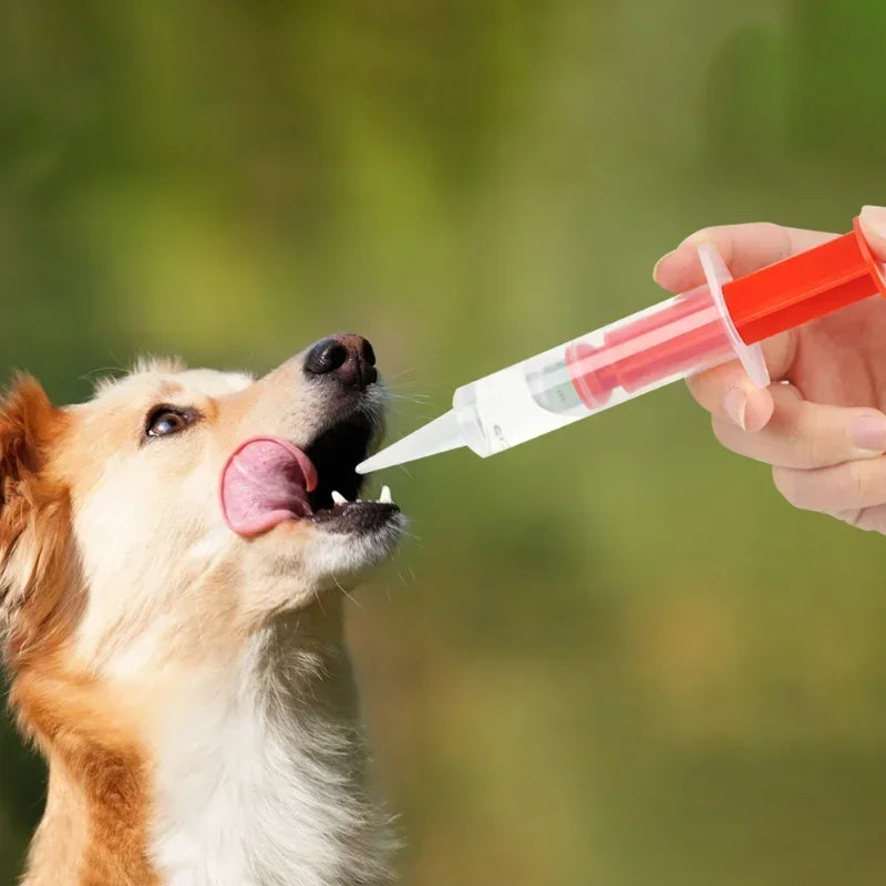 Pet Medicine Feeding Dispenser With Soft Tip