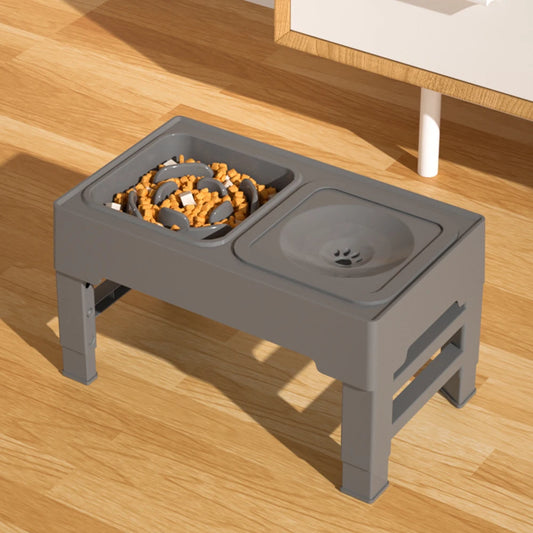 3 In 1 Pet Stainless Steel Bowls - Height Adjustable