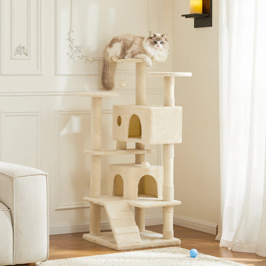54in Tall Multi-Level Cat Tree Tower