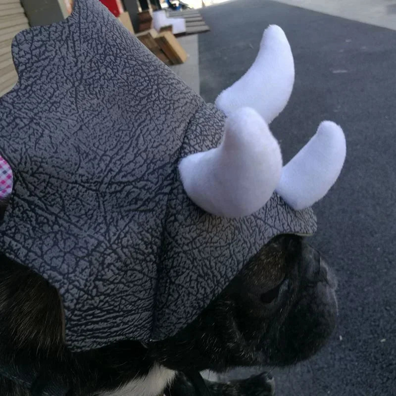Triceratops Dinosaur Costume Hats For Pets