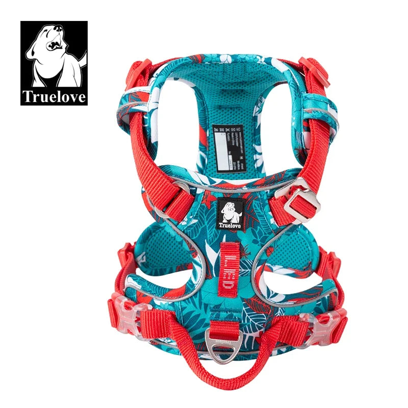 Adjustable Camouflage Reflective Nylon Dog Harness
