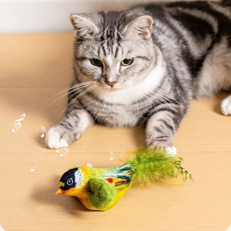 Indoor Interactive Birds Toy For Cats