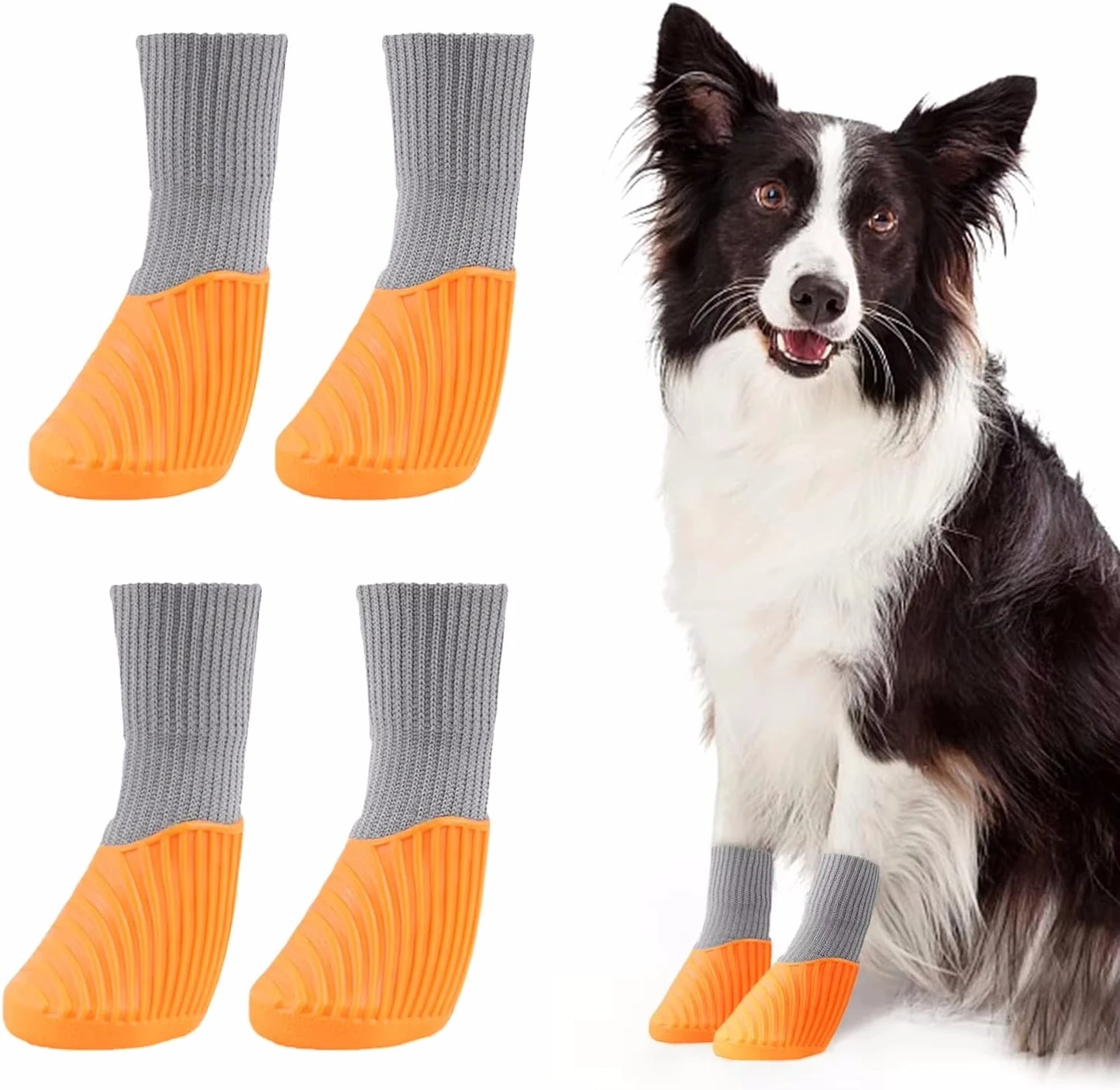 4 Piece Waterproof Anti-Slip Boots For Dogs