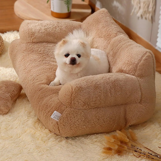 Plush Sofa Bed For Small Pets - Washable