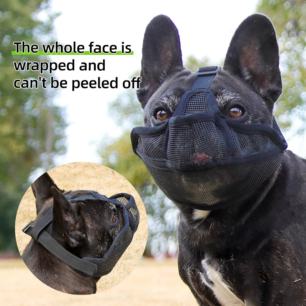 Breathable Muzzle For Short-Snouted Dogs