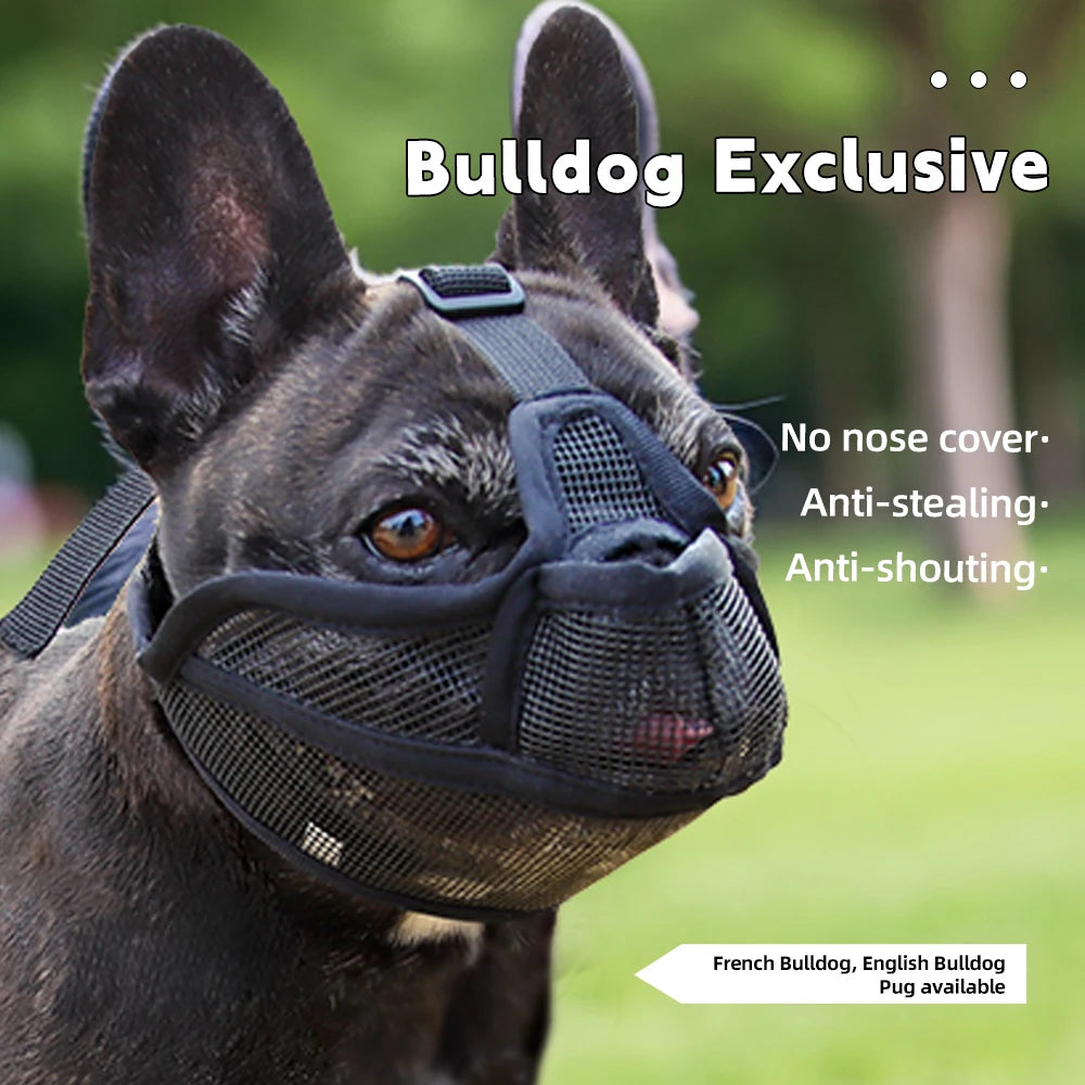 Breathable Muzzle For Short-Snouted Dogs