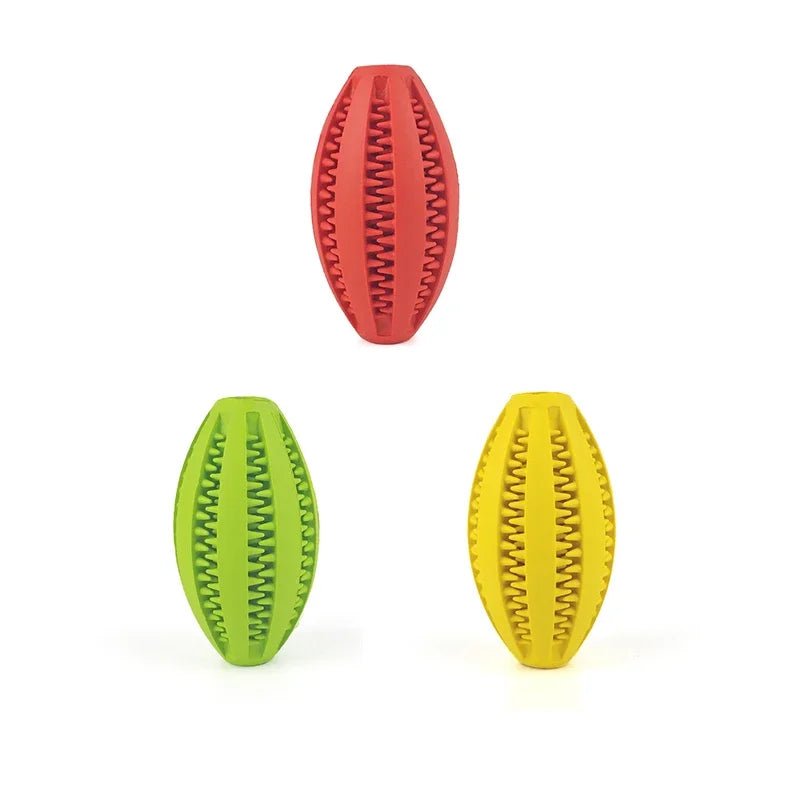 Dog Chew Toys-Natural Rubber,Snack Ball, Bouncy