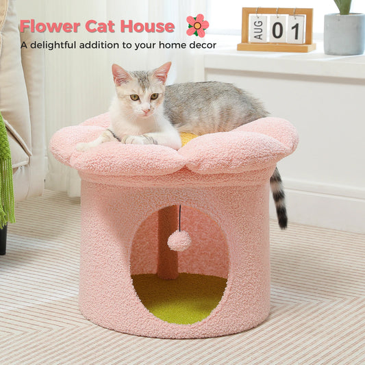 Cat House Condo With Removable Flower Bed