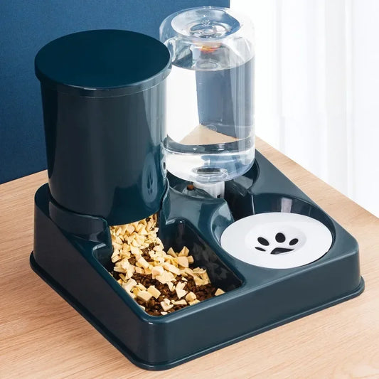 2 In 1 Automatic Feeder/Water Dispenser Set