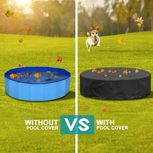Large Dog Plastic Portable Swimming Pool With Cover
