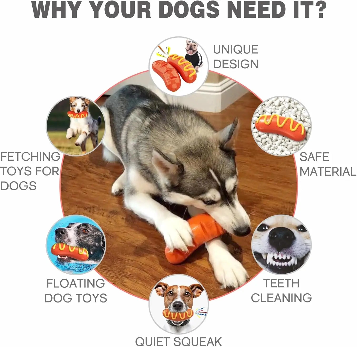Indestructible Dog Chew Toys For Aggressive Chewers  SnugglepawsByOllie