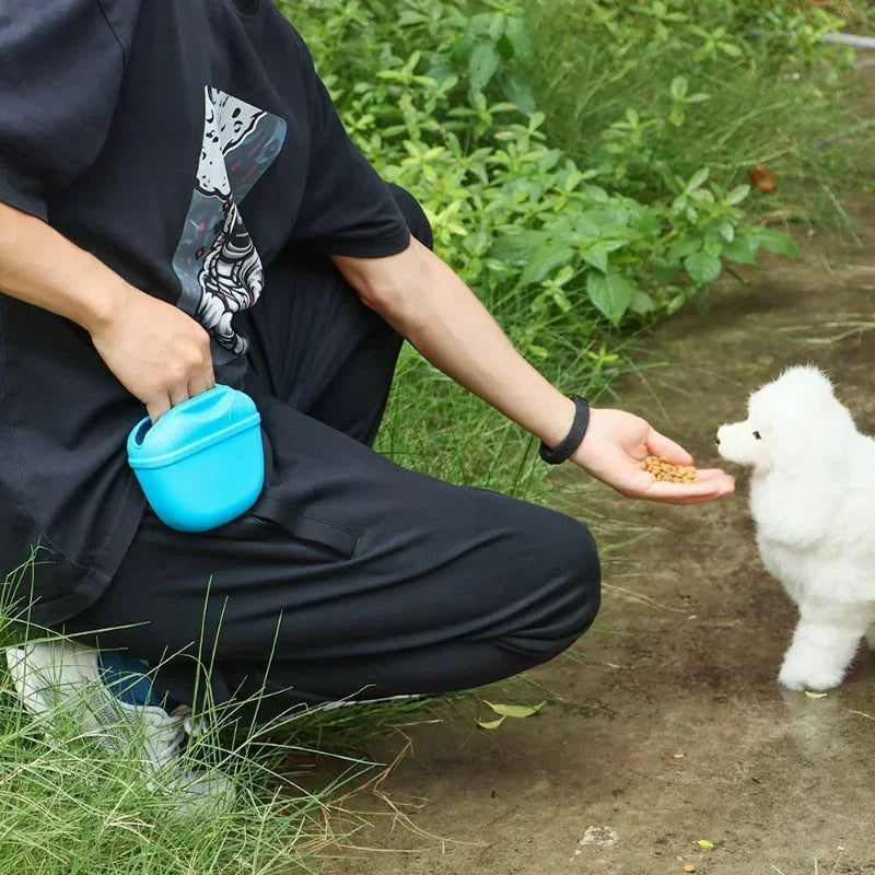 Silicone Dog Treat Pouch Pet For Training - Obedience