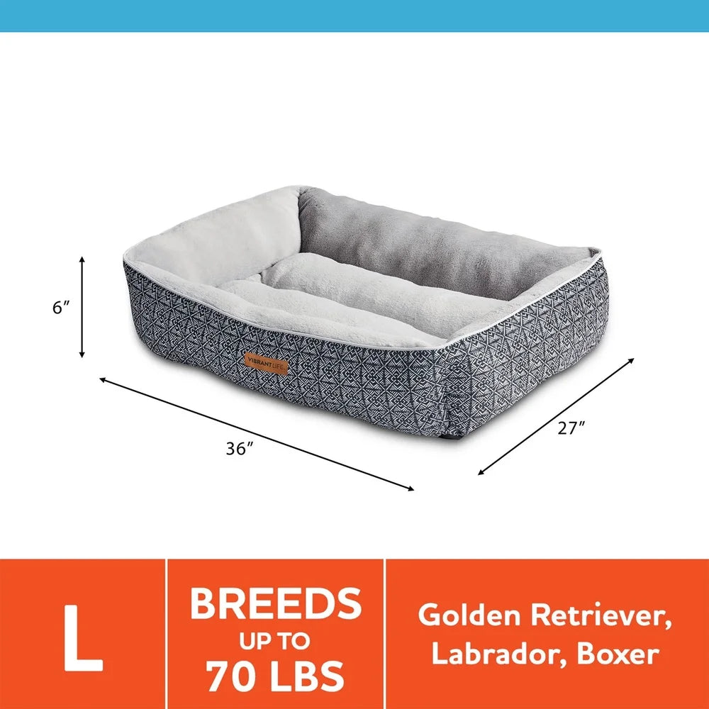 Large Dog Bed, Cozy, Washable, Soft, Plush