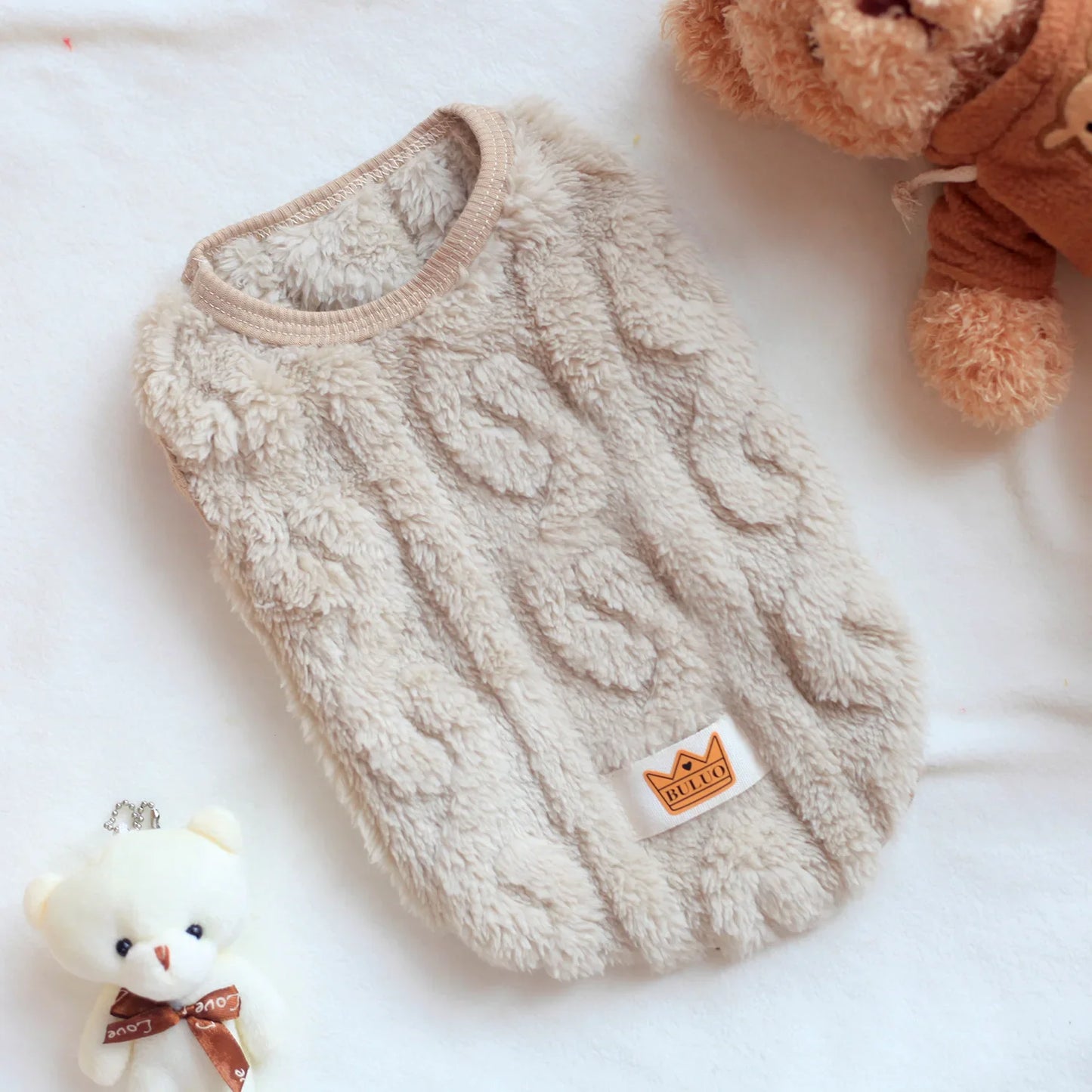 Winter Fleece Sweatshirt for Small Pets