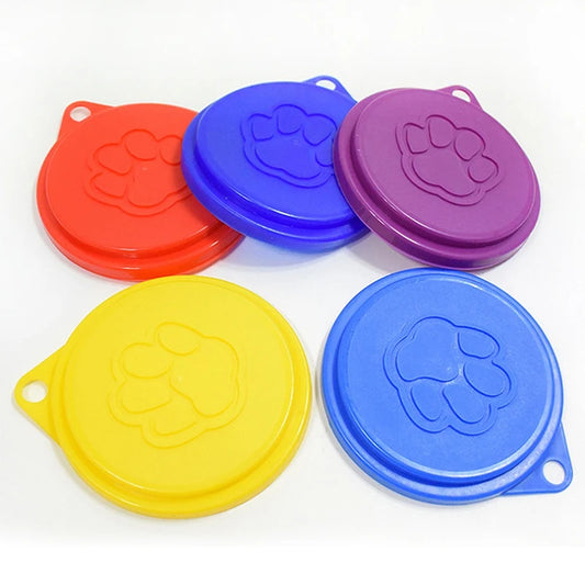 Reusable Plastic Lid Pet Caps With Print