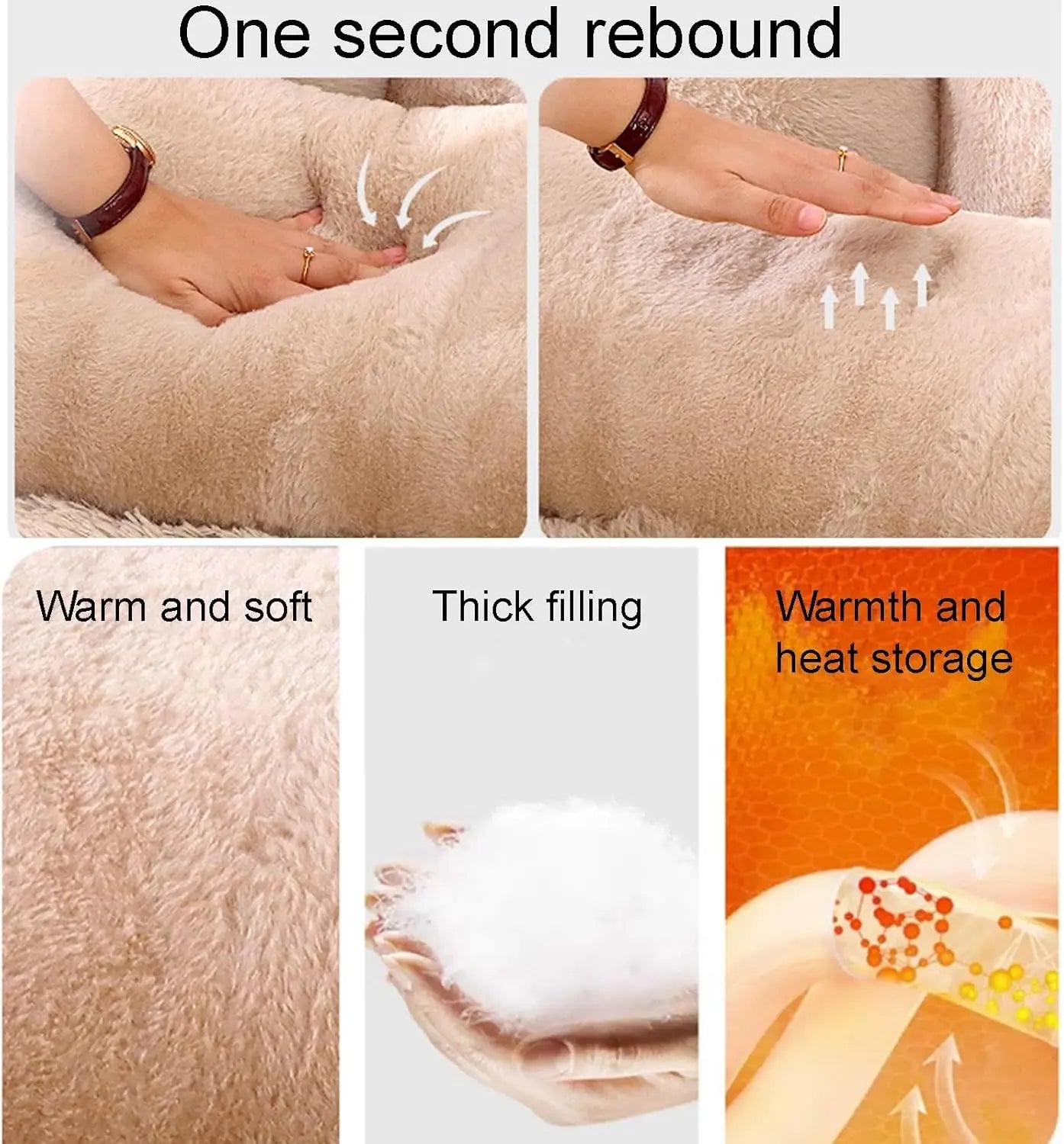Plush Sofa Bed For Small Pets - Washable