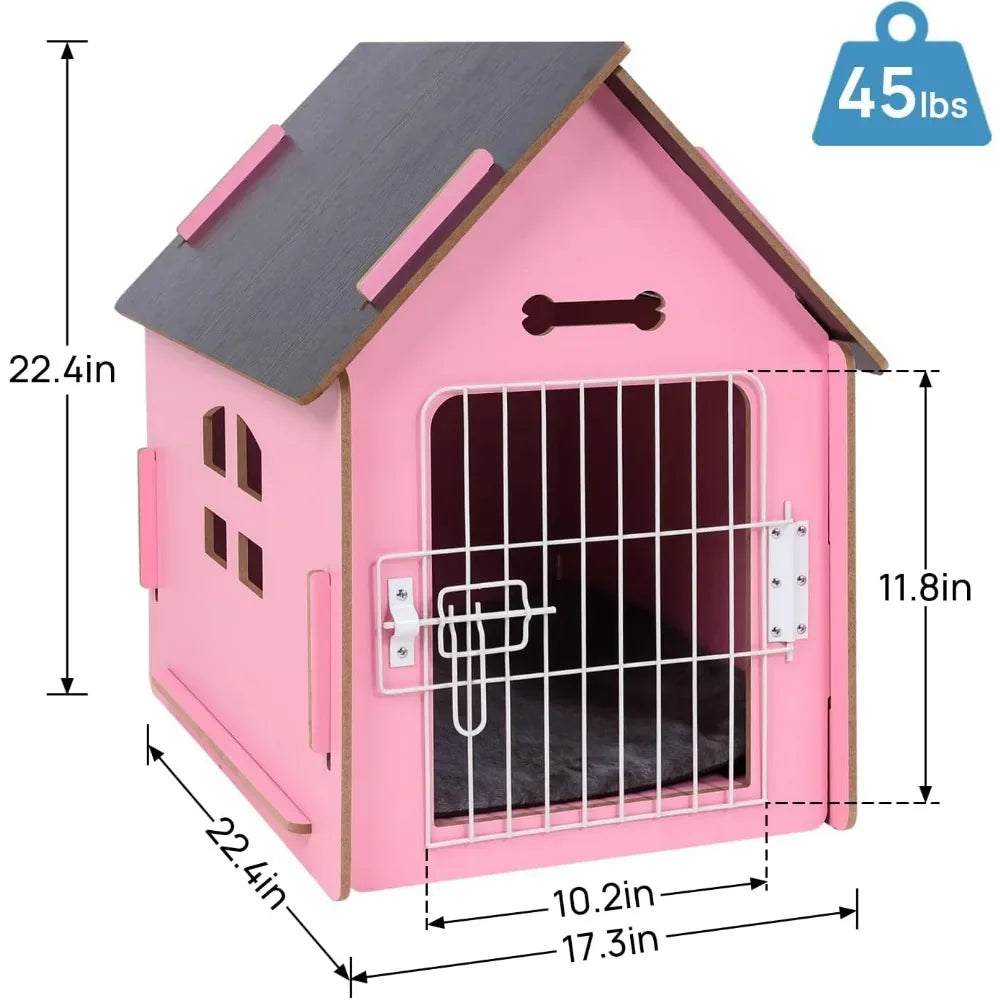 Indoor Wooden House For Small Pets, Cozy