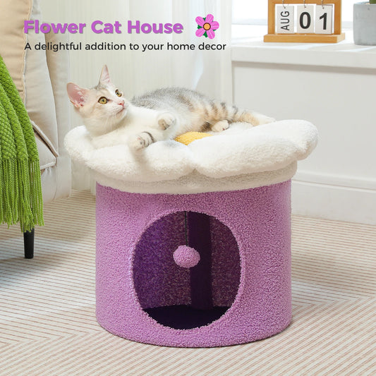 Cat House Condo With Removable Flower Bed