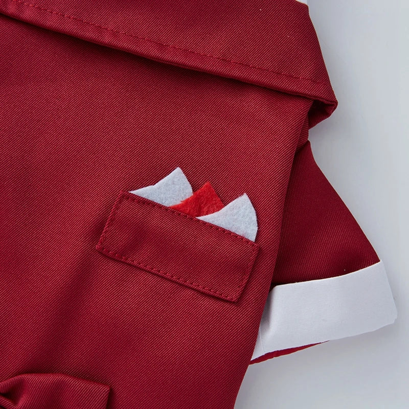 Small Dog Formal Tuxedo Shirt With Bow Tie