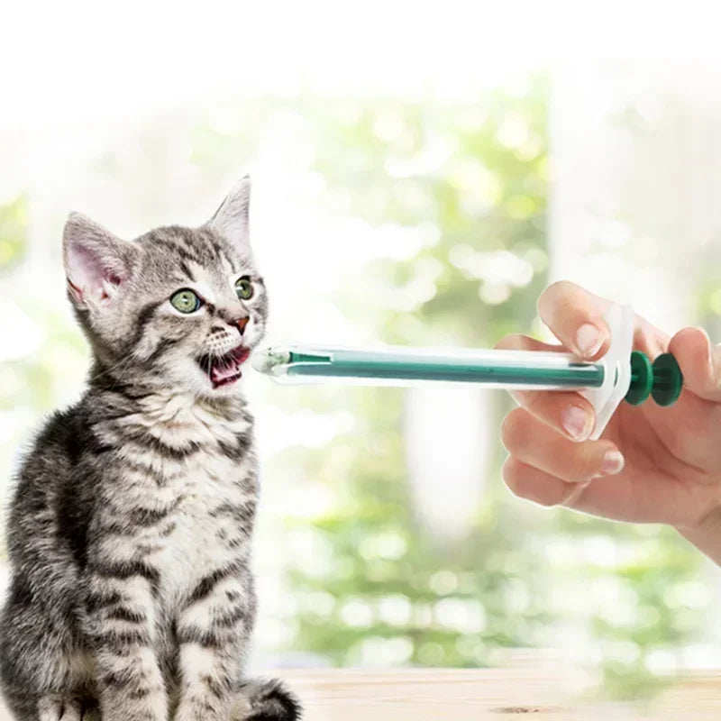 Pet Medicine Feeding Dispenser With Soft Tip