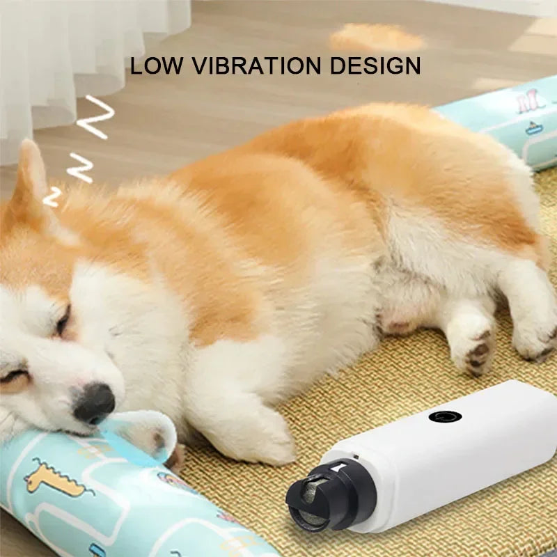 Electric Dog Nail Clippers - Rechargeable, LED Light