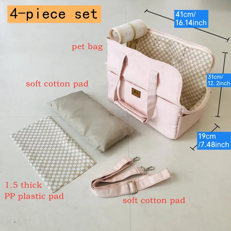 Portable Shoulder Handbag Carrier For Small Pets
