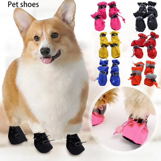 Breathable Soft-Soled Adjustable Shoes For Pets