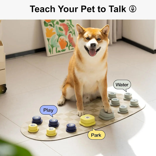 Talking Button, Mat Communication, Rechargeable, Voice Recording