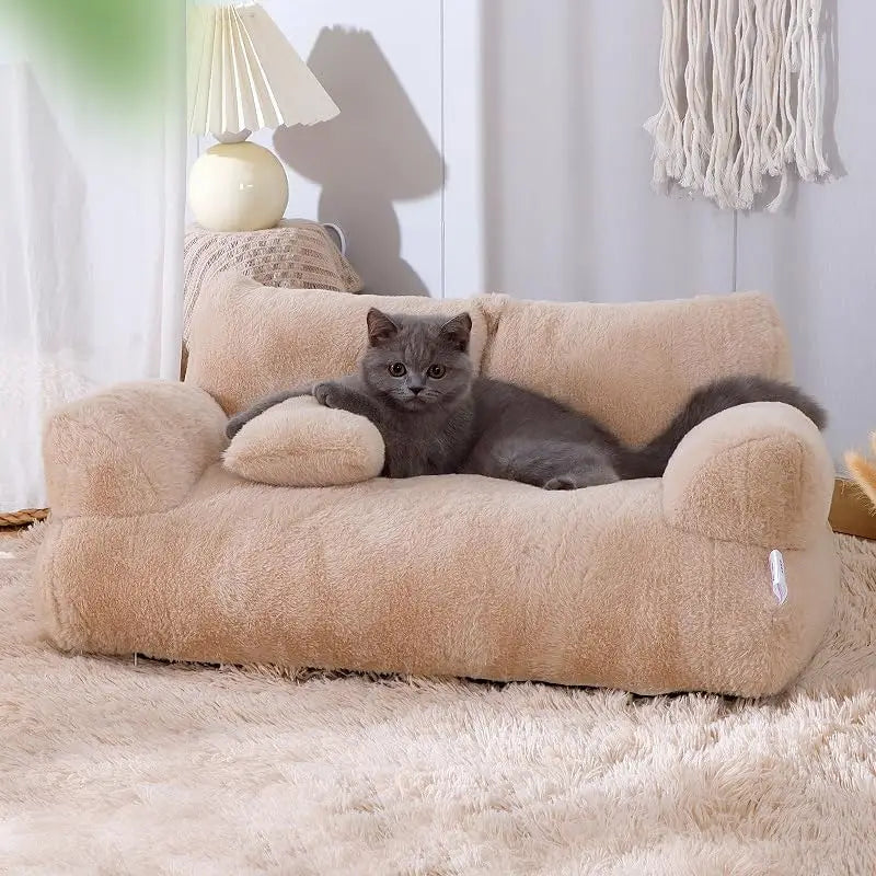 Plush Sofa Bed For Small Pets - Washable