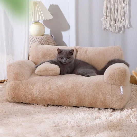 Plush Sofa Bed For Small Pets - Washable