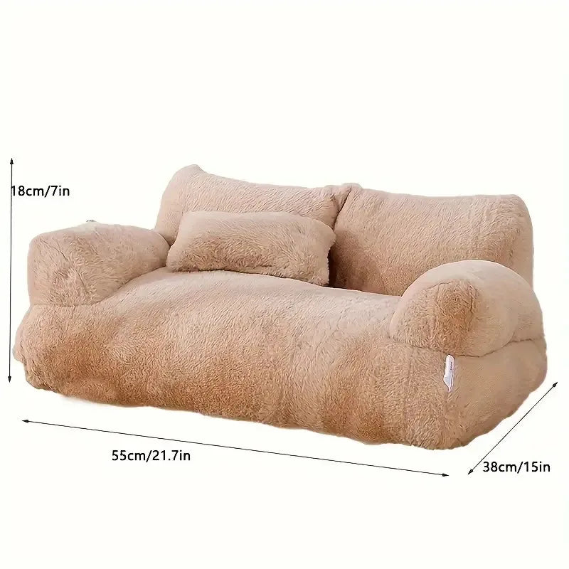 Plush Sofa Bed For Small Pets - Washable