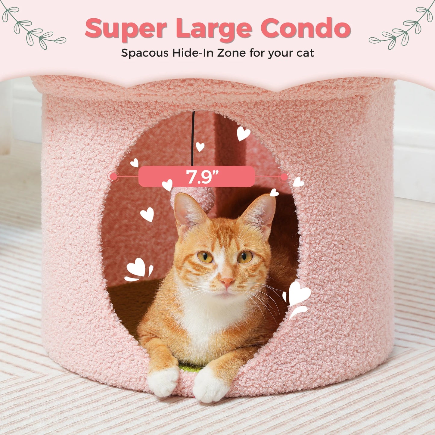 Cat House Condo With Removable Flower Bed