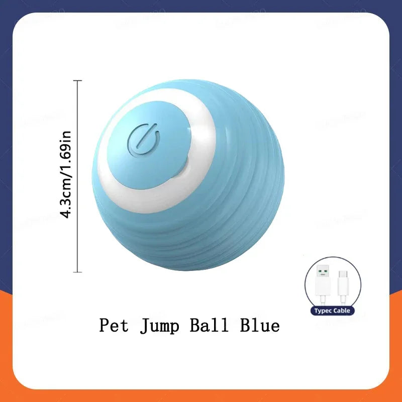 Electronic, Moving, Bouncing Ball For Pets - Automatic