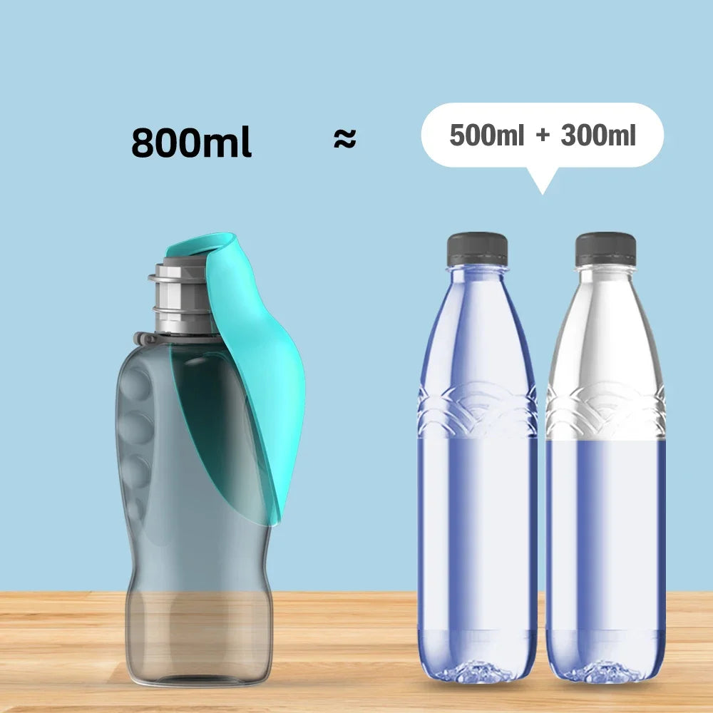 800ML Portable Water Bottle Dispenser For Dogs