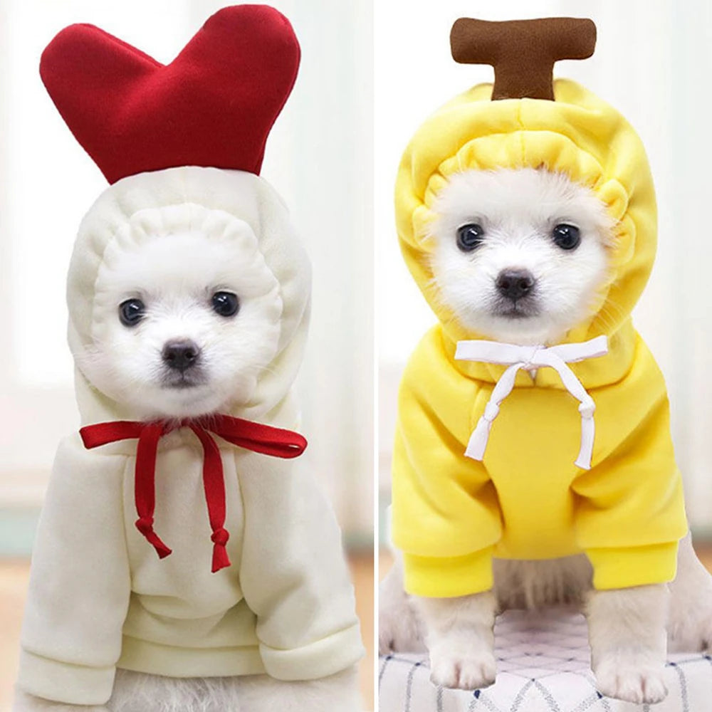 Reindeer Hoodie Costume For Small Pets - Cute, Plush