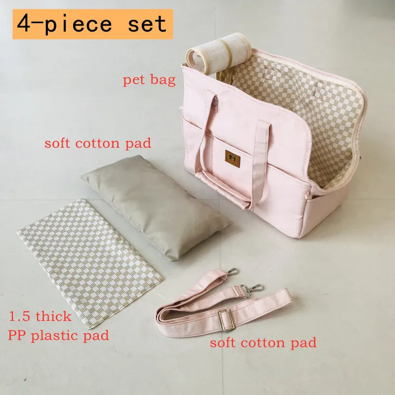 Portable Shoulder Handbag Carrier For Small Pets