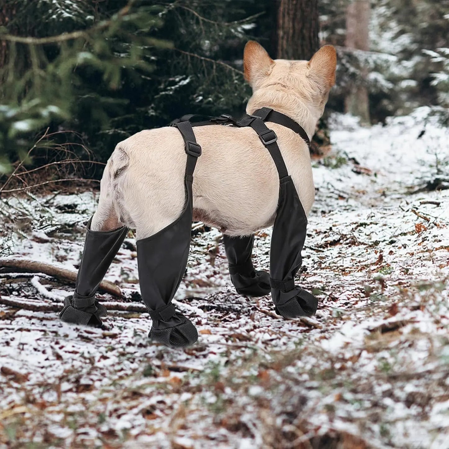 Outdoor Waterproof Suspender Boot Leggings For Dogs